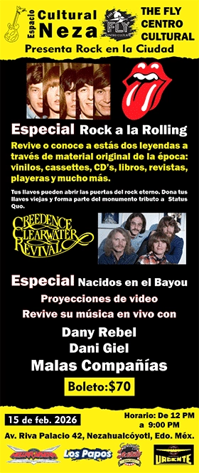 Rolling Stones y Creedence Clearwater Revival
